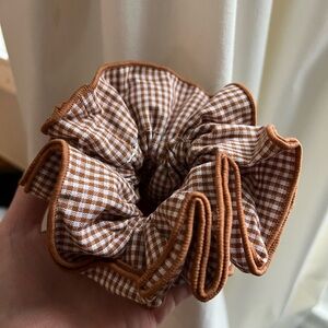 Sezane Gingham Scrunchie